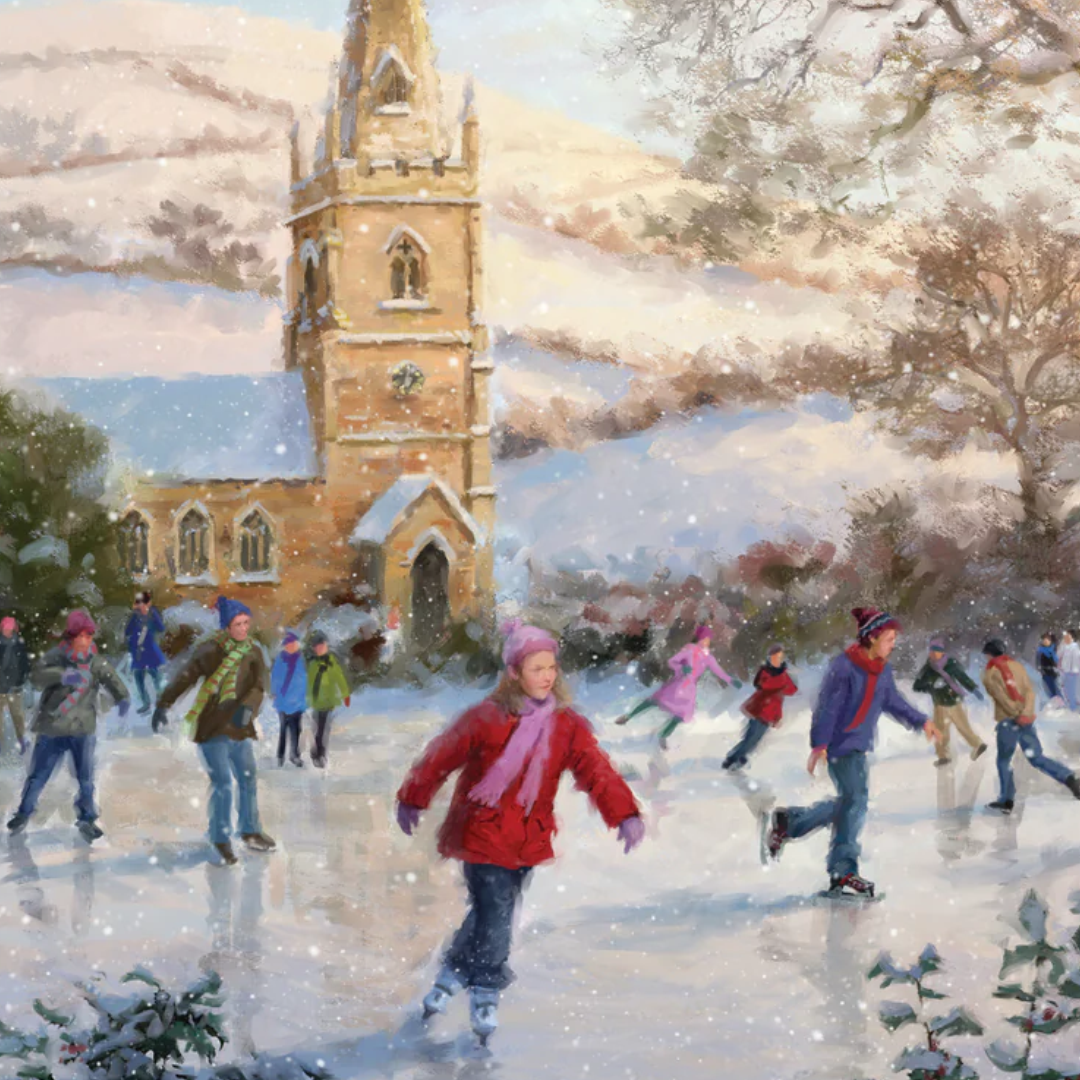 Skating by the Church